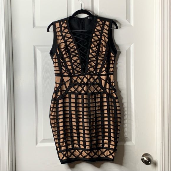 Fashion Nova Dresses & Skirts - Fashion Nova Black Nude Dress